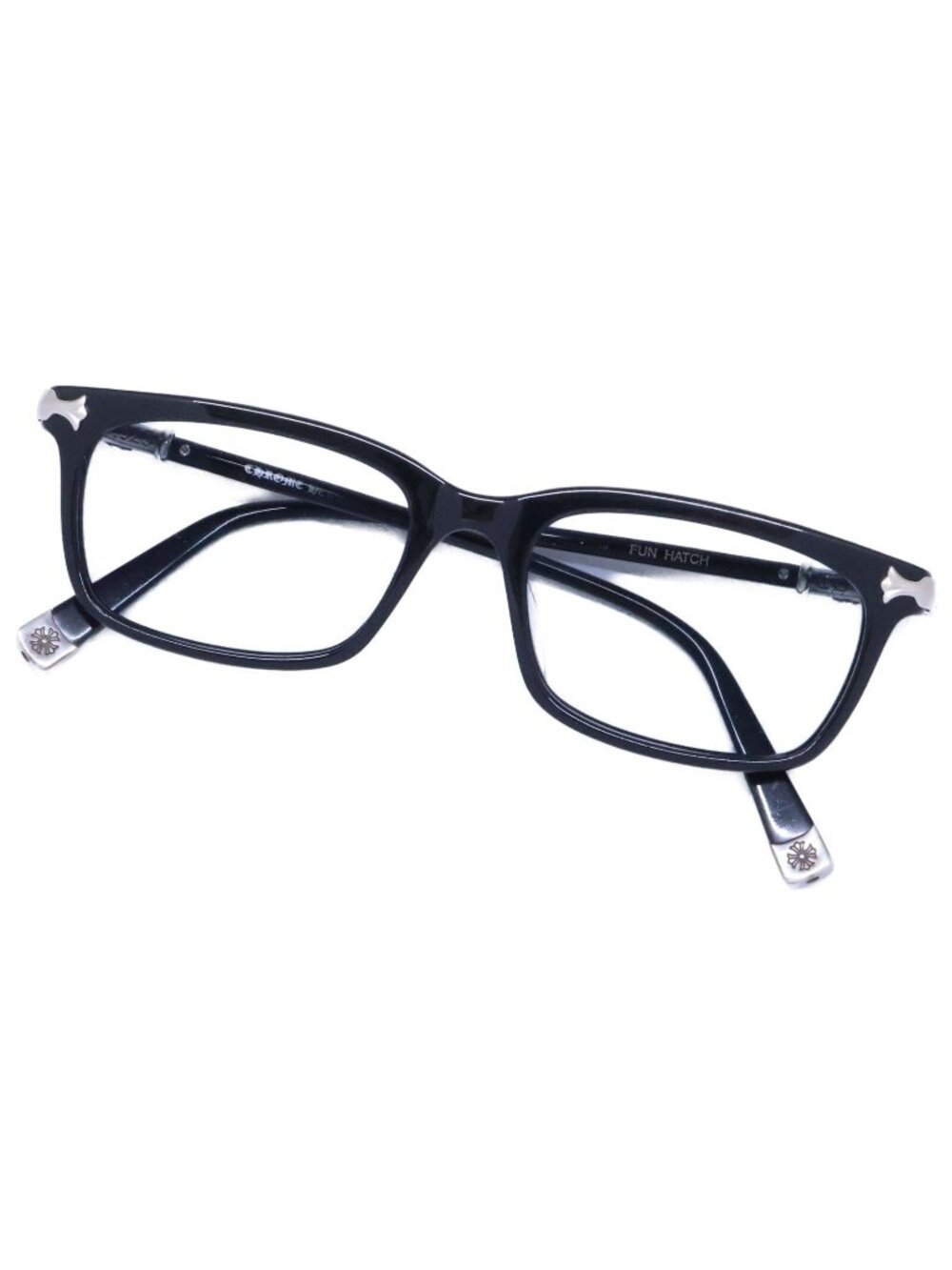 Chrome Hearts Fun Hatch Cross Square Shape Eyewear 52